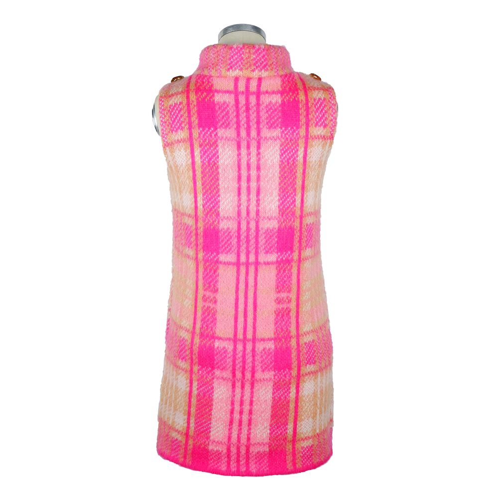 Fuchsia Mohair Women Dress - ventzia