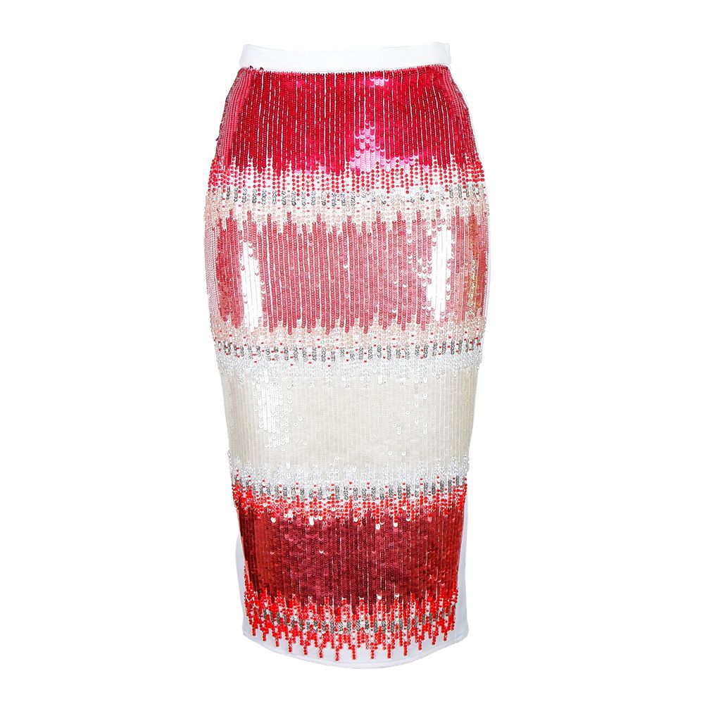White Polyester Women Skirt - ventzia