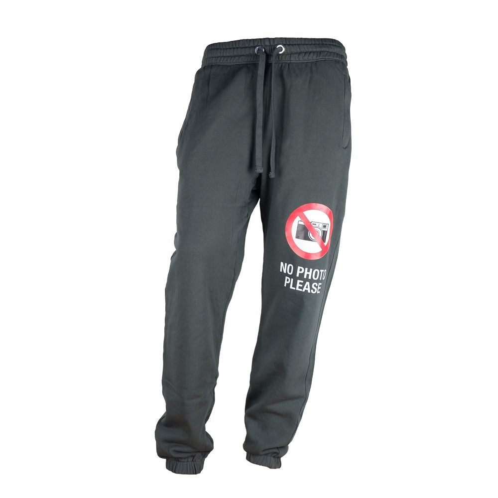 Gray Cotton Men's Track Pant - ventzia