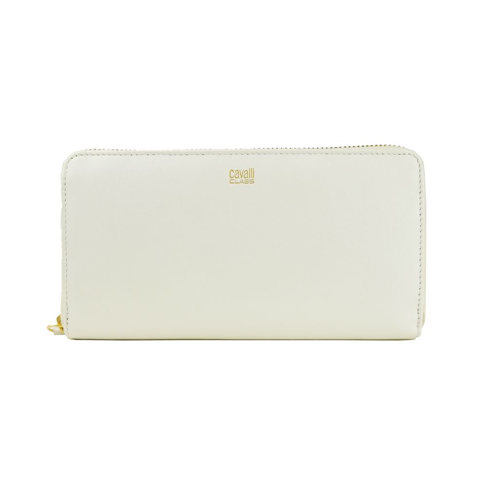 White Calfskin Women Wallet - ventzia