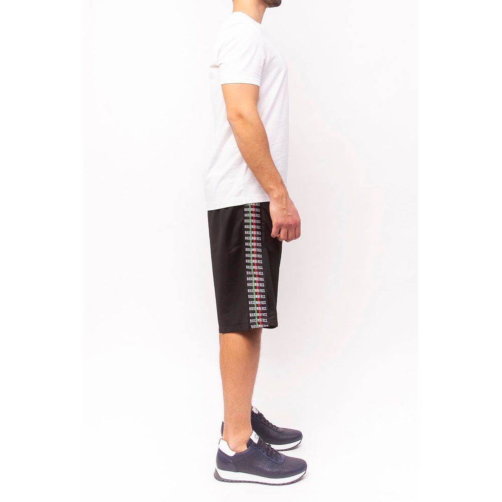 Sleek Anniversary Striped Bermuda Shorts - ventzia