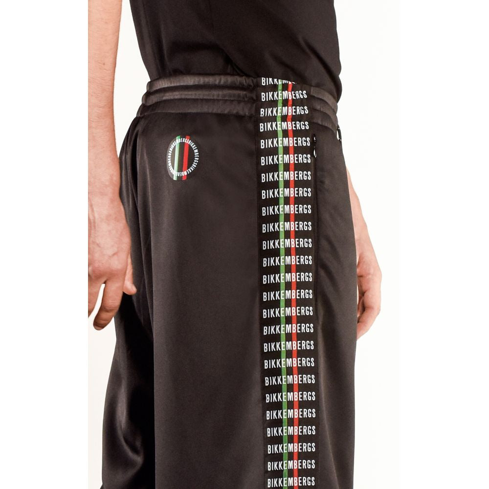 Sleek Anniversary Striped Bermuda Shorts - ventzia