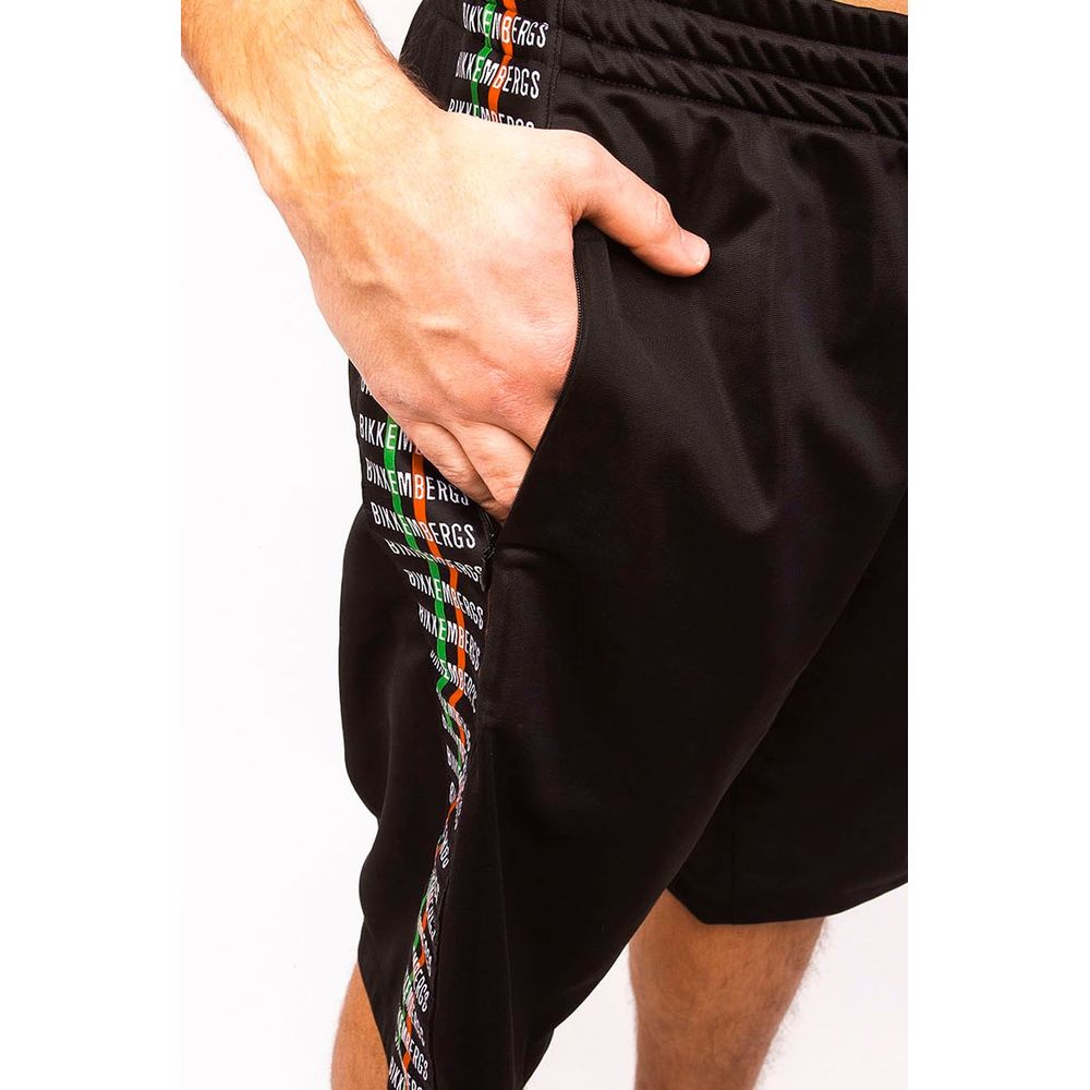 Sleek Anniversary Striped Bermuda Shorts - ventzia