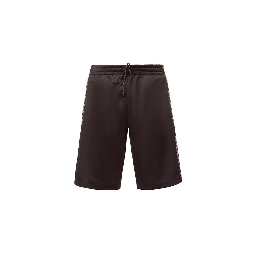 Sleek Anniversary Striped Bermuda Shorts - ventzia