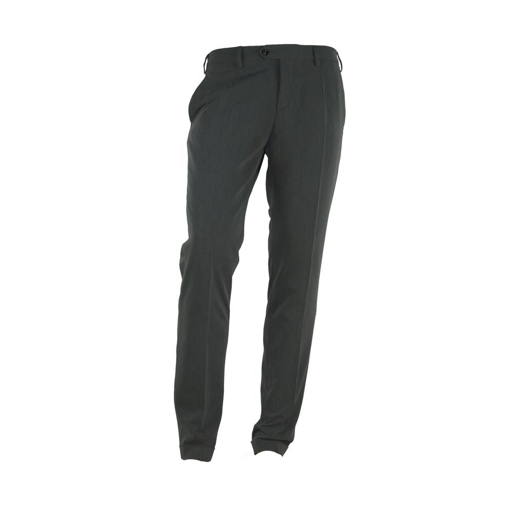 Elegant Italian Gray Trousers for Men - ventzia