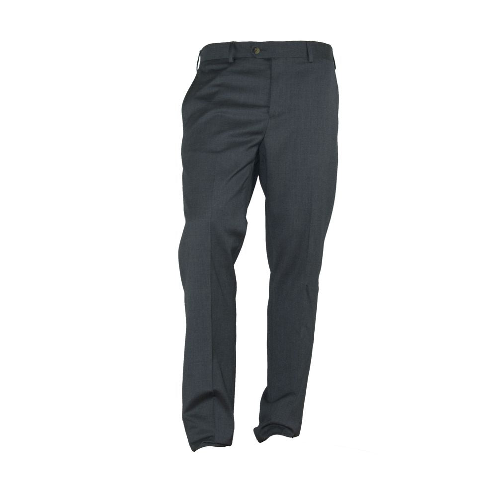 Elegant Italian Gray Trousers - ventzia