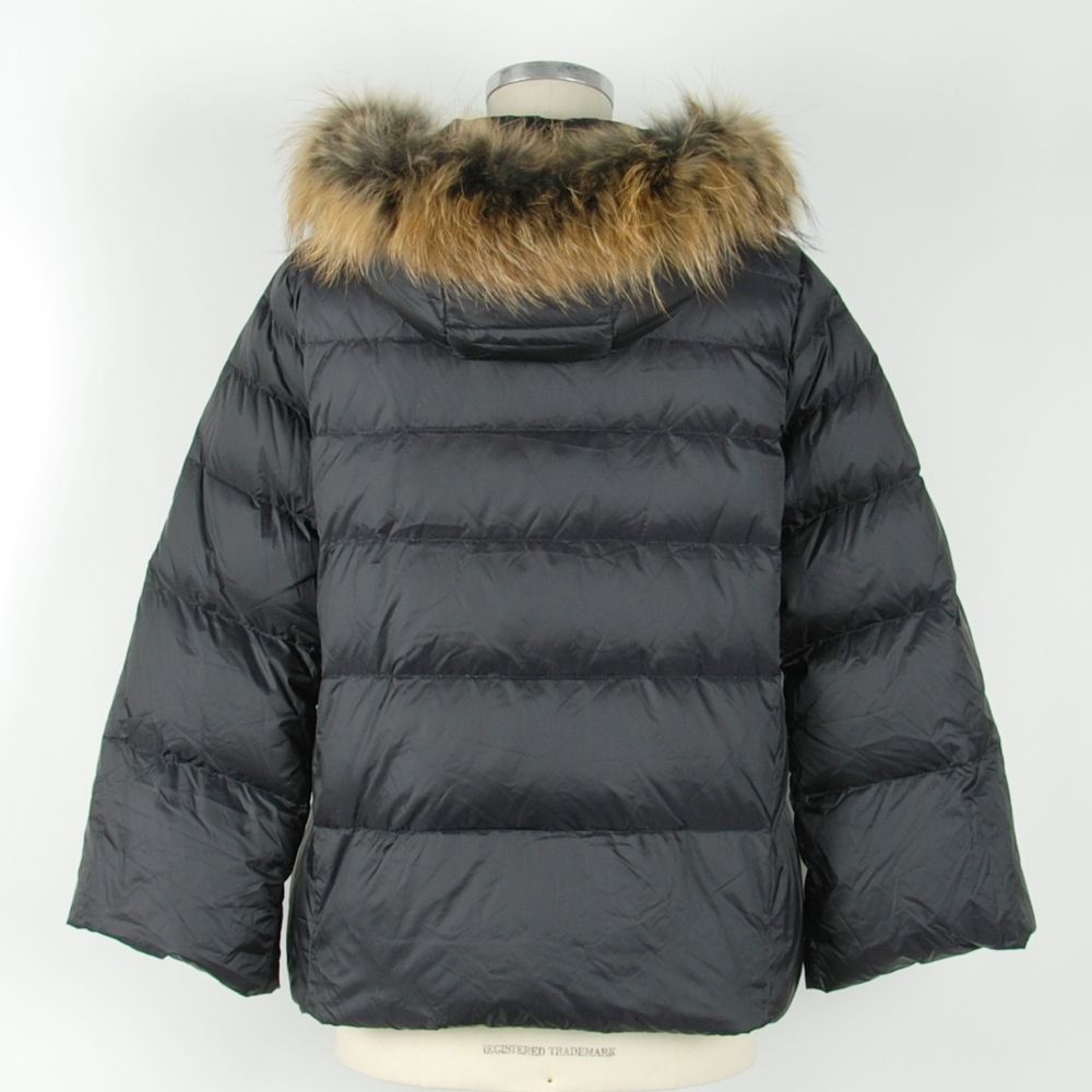 Black Polyamide Women Jacket - ventzia