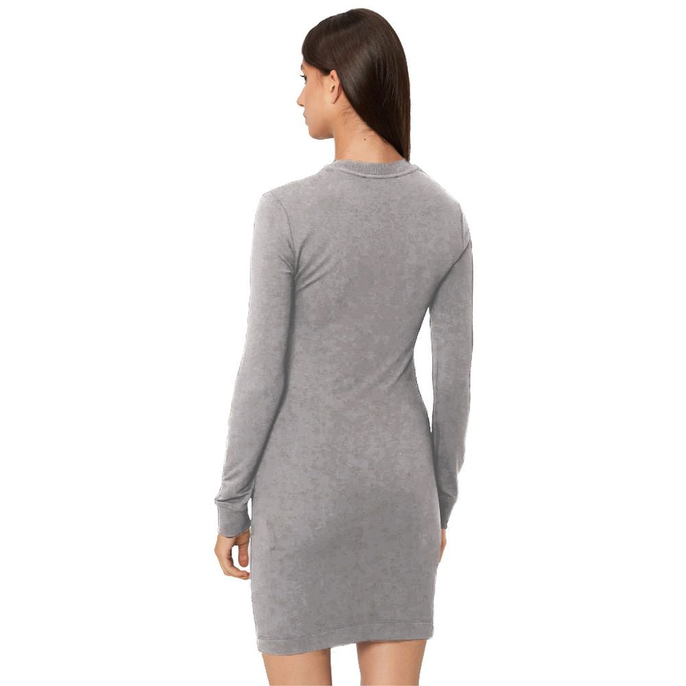 Brown Cotton Women Dress - ventzia
