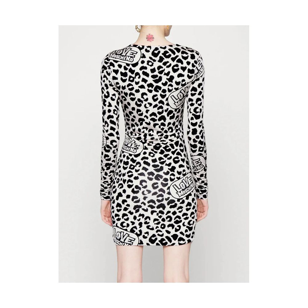 White Viscose Women Dress - ventzia