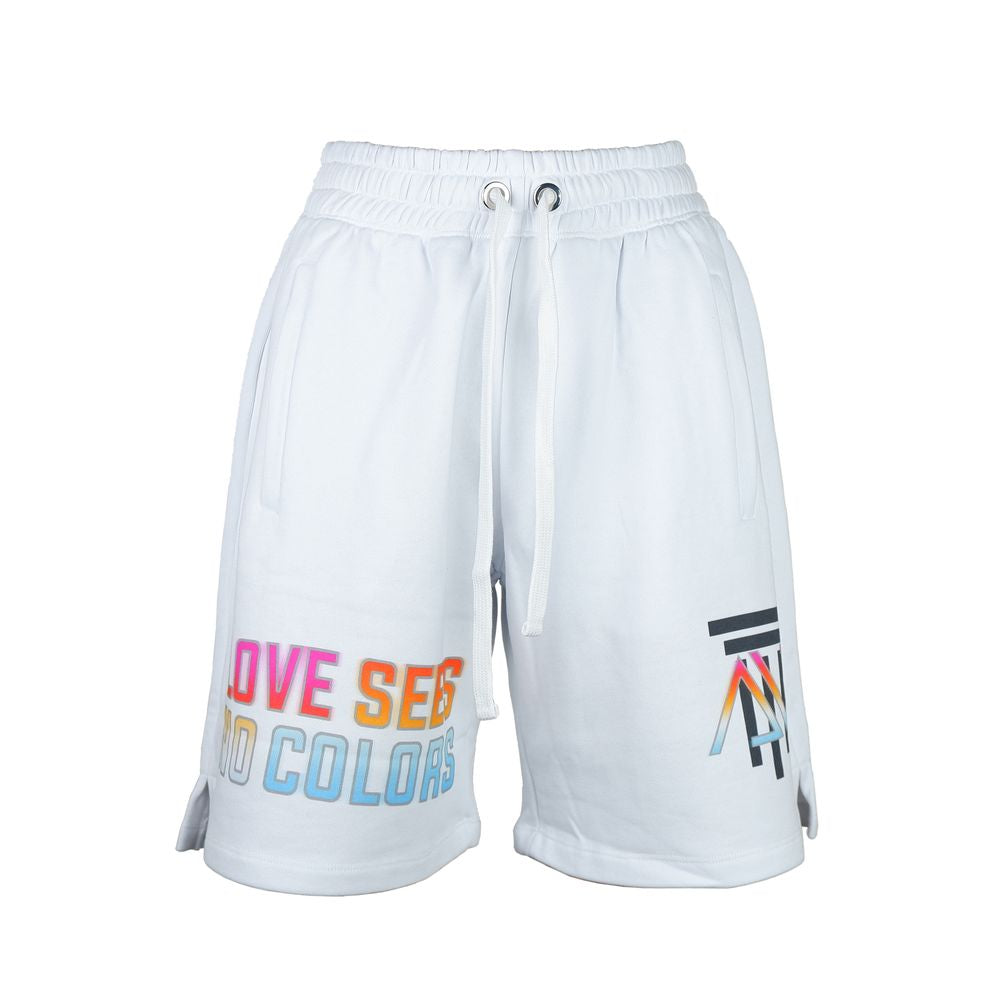 White Cotton Women's Short - ventzia