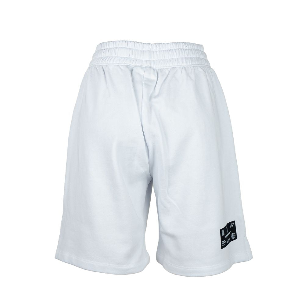 White Cotton Women's Short - ventzia