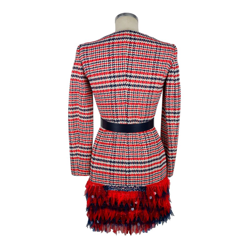 Red Cotton Women Dress - ventzia