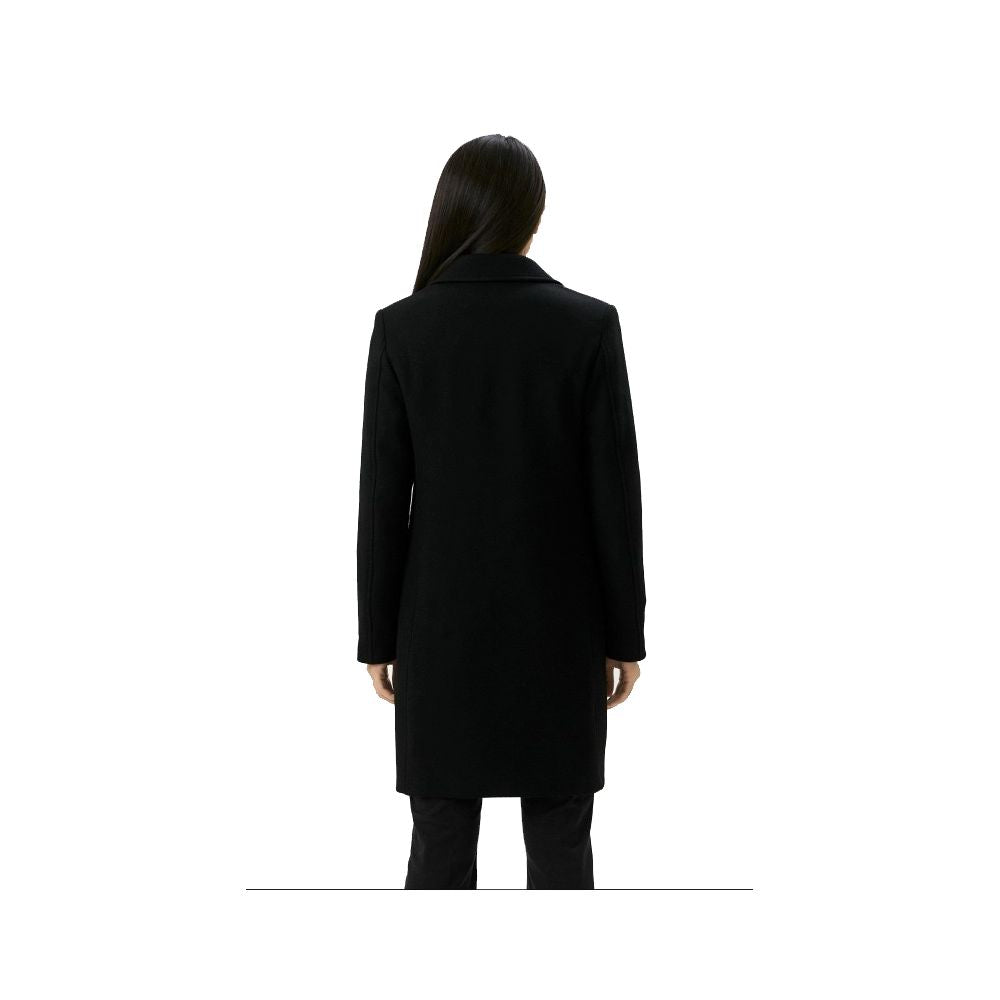Black Wool Jackets & Coat - ventzia