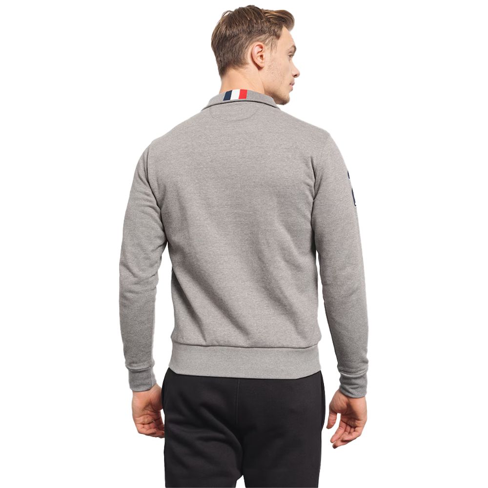 Gray Cotton Sweater - ventzia