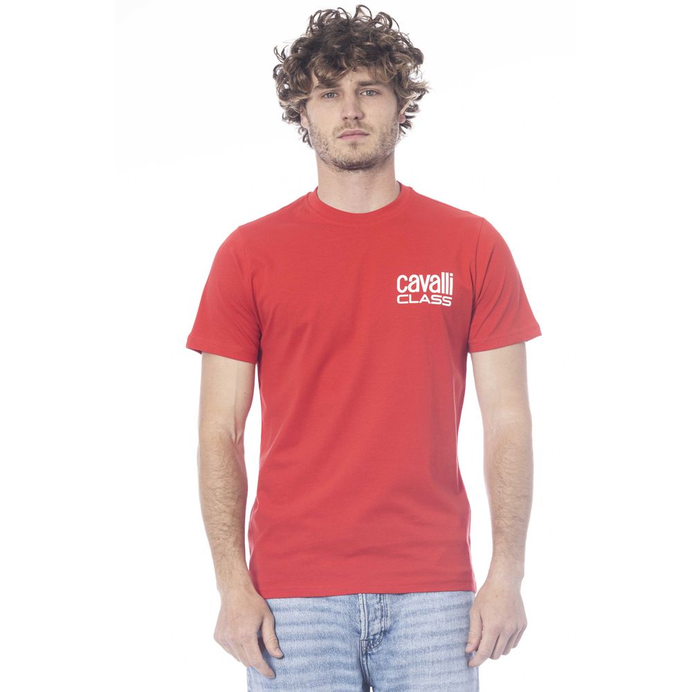 Red Cotton Men T-Shirt - ventzia