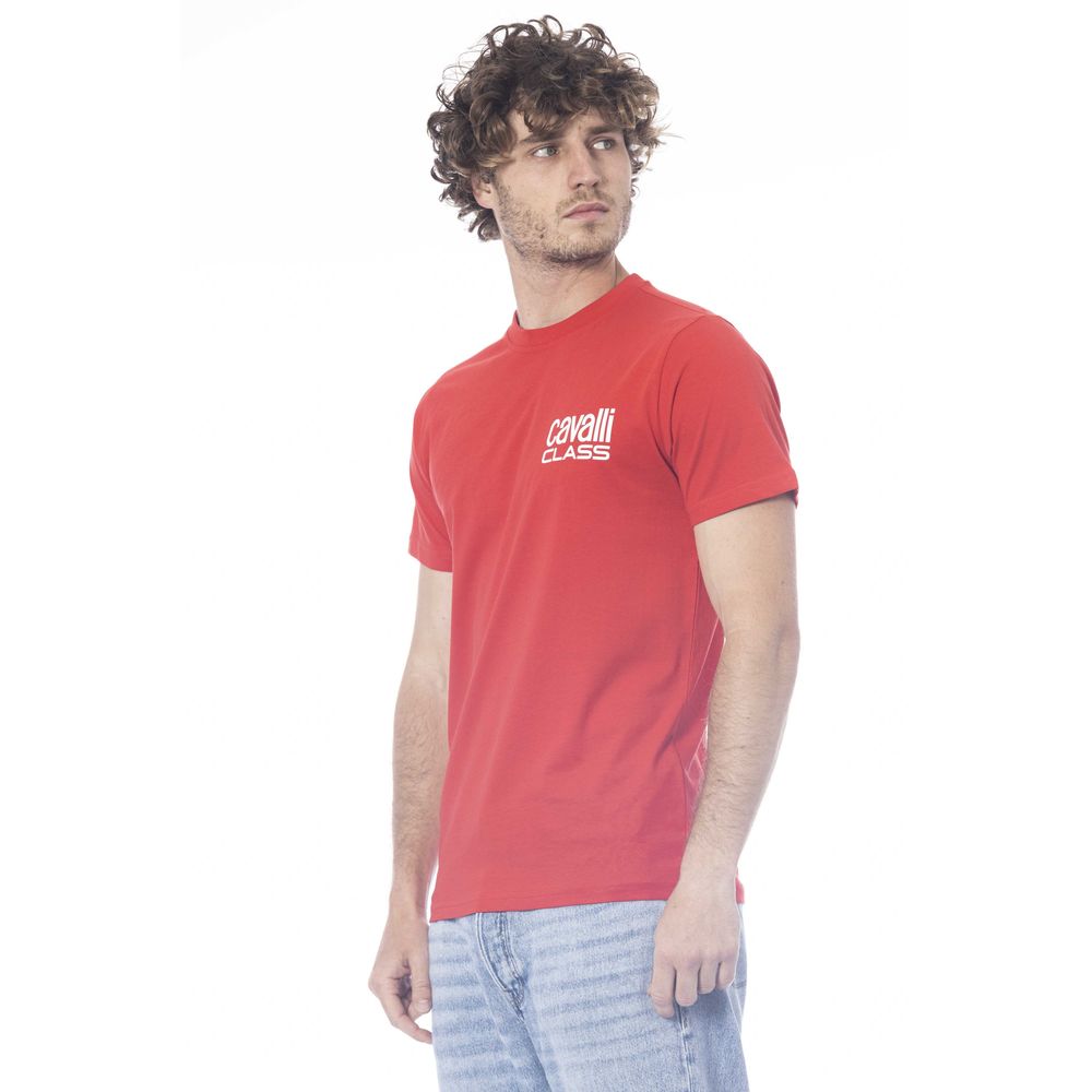Red Cotton Men T-Shirt - ventzia