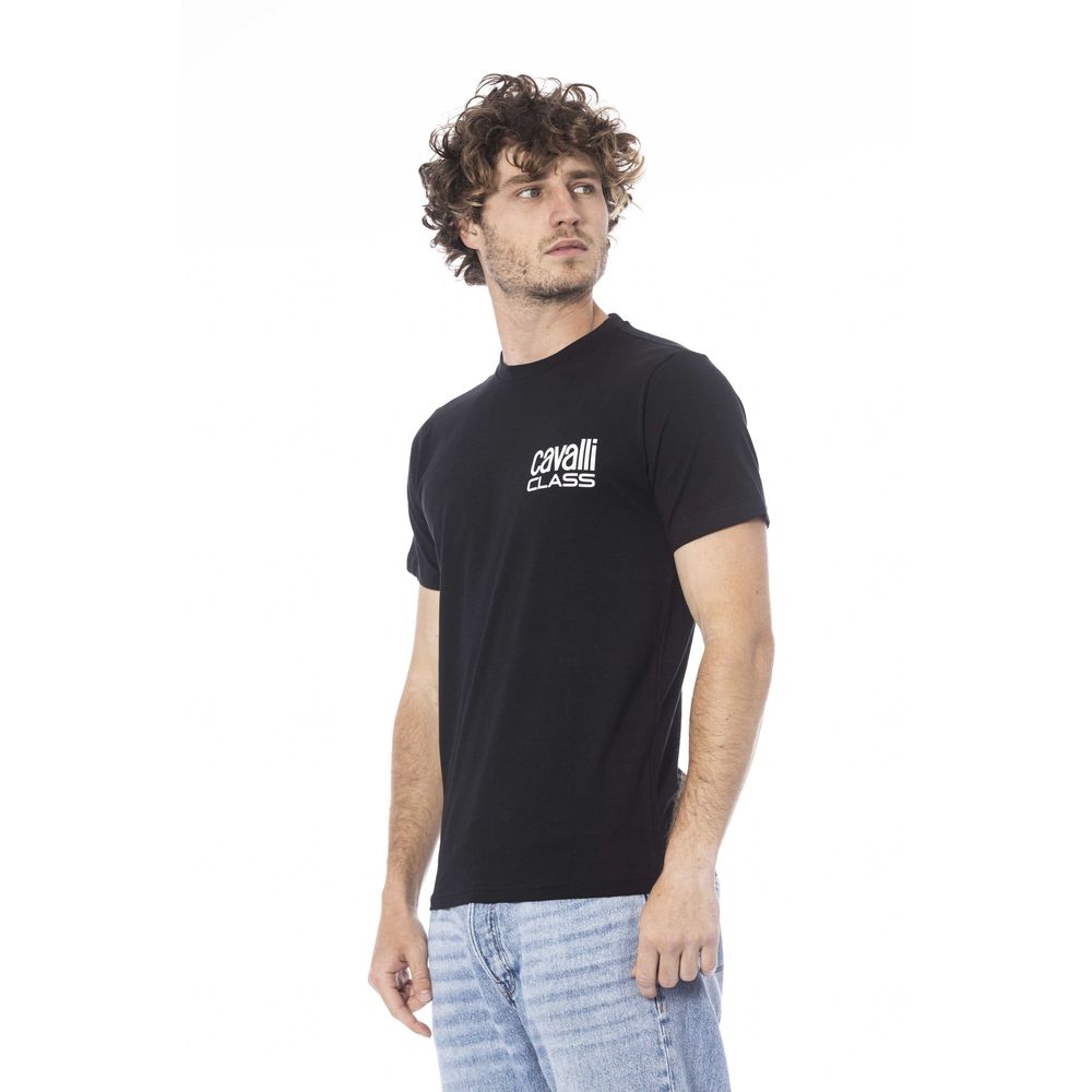 Black Cotton Men T-Shirt - ventzia