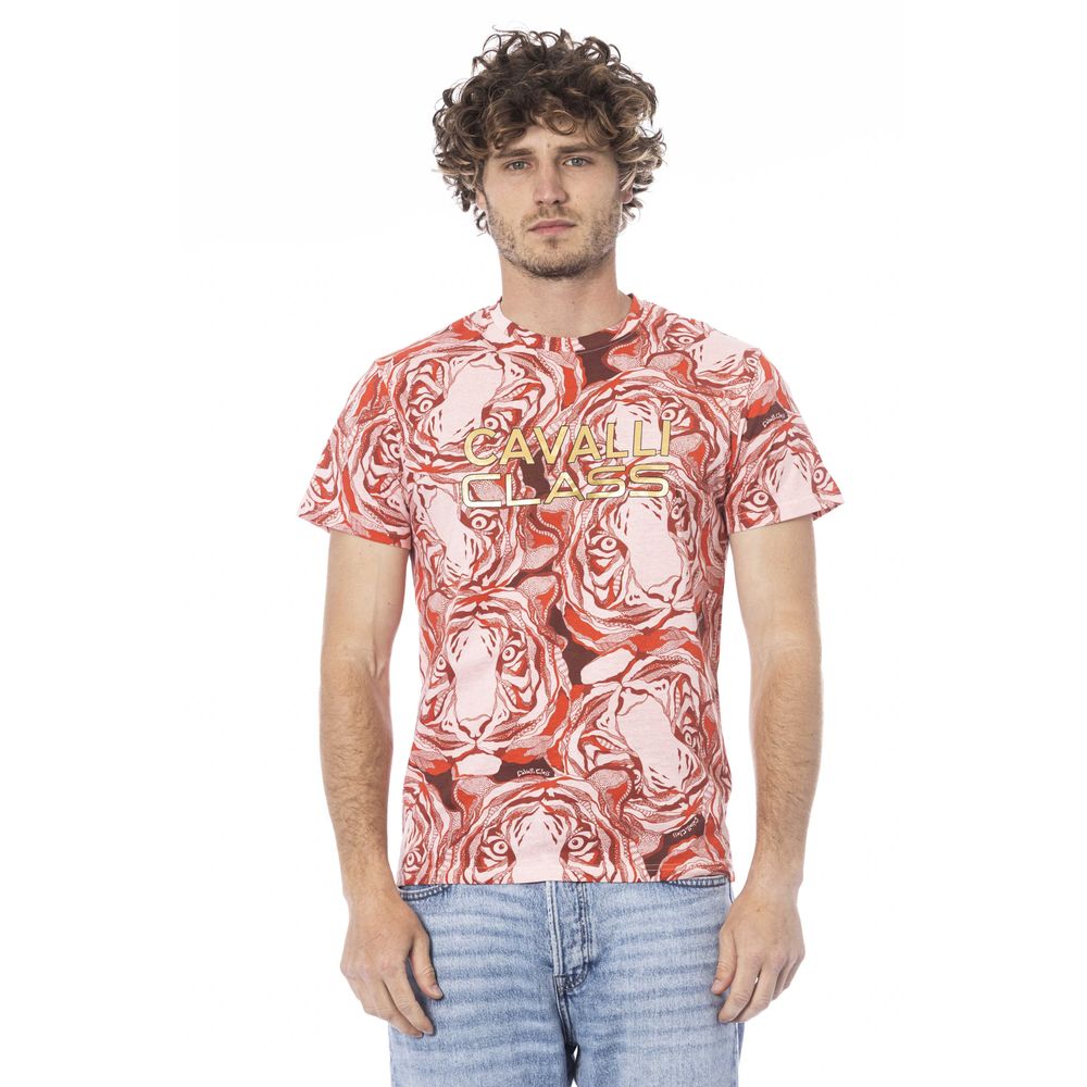 Red Cotton Men T-Shirt - ventzia
