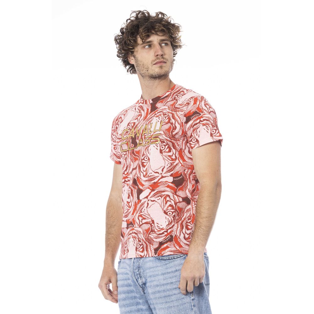 Red Cotton Men T-Shirt - ventzia