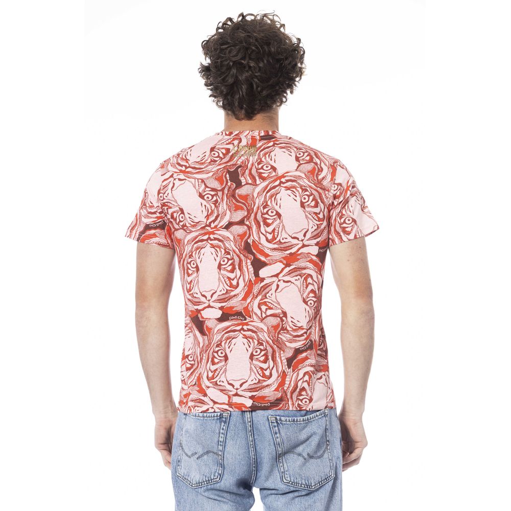 Red Cotton Men T-Shirt - ventzia