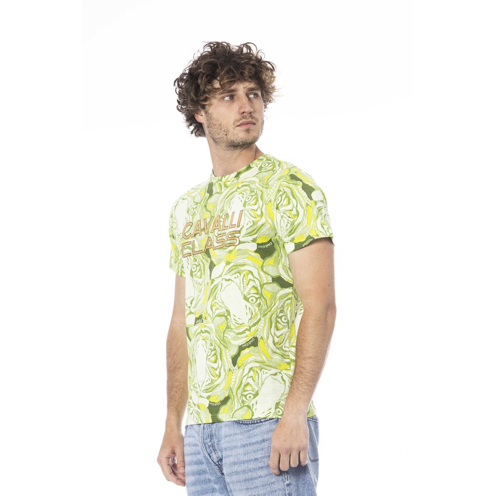 Green Cotton Men T-Shirt - ventzia