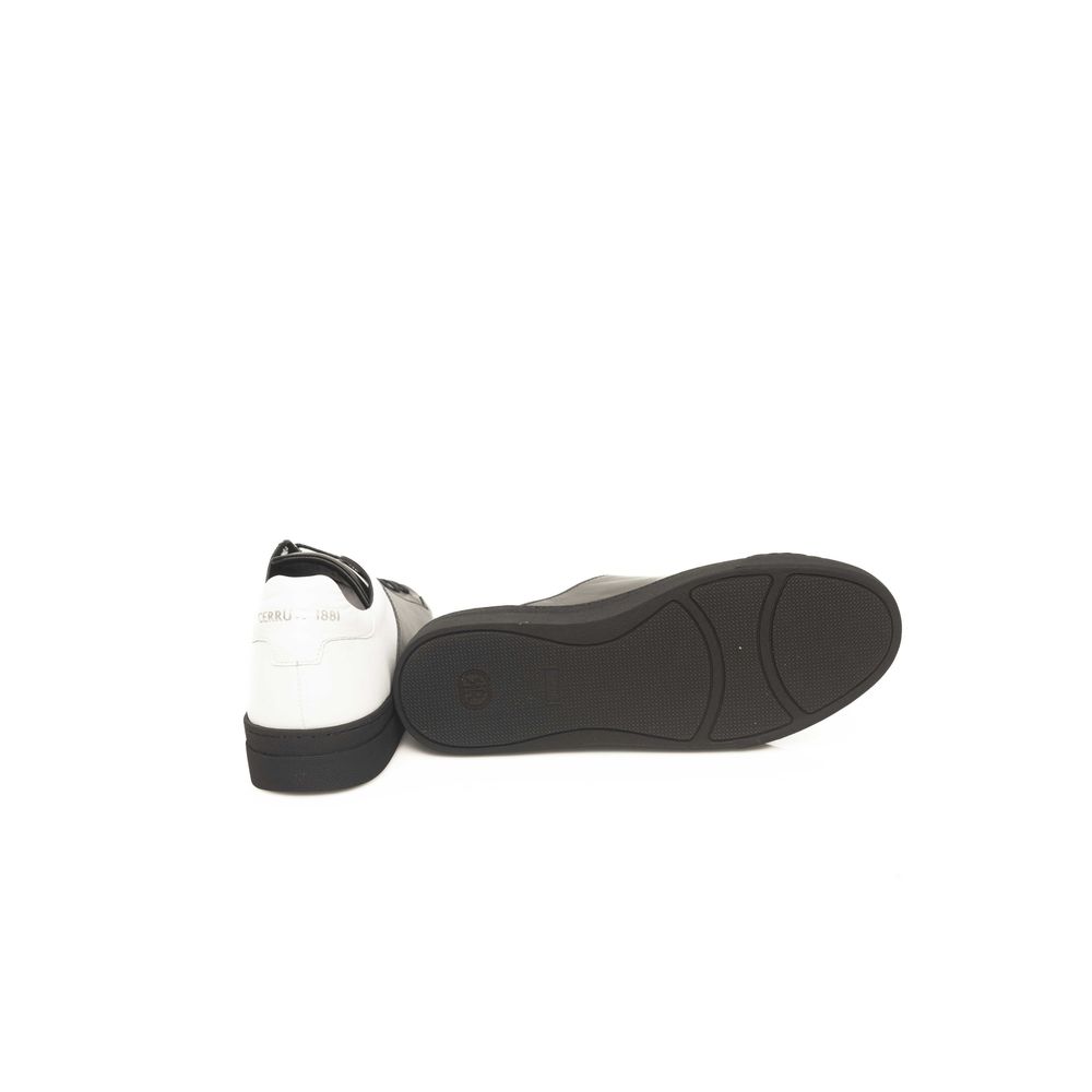 Black Cowhide Men Sneaker - ventzia
