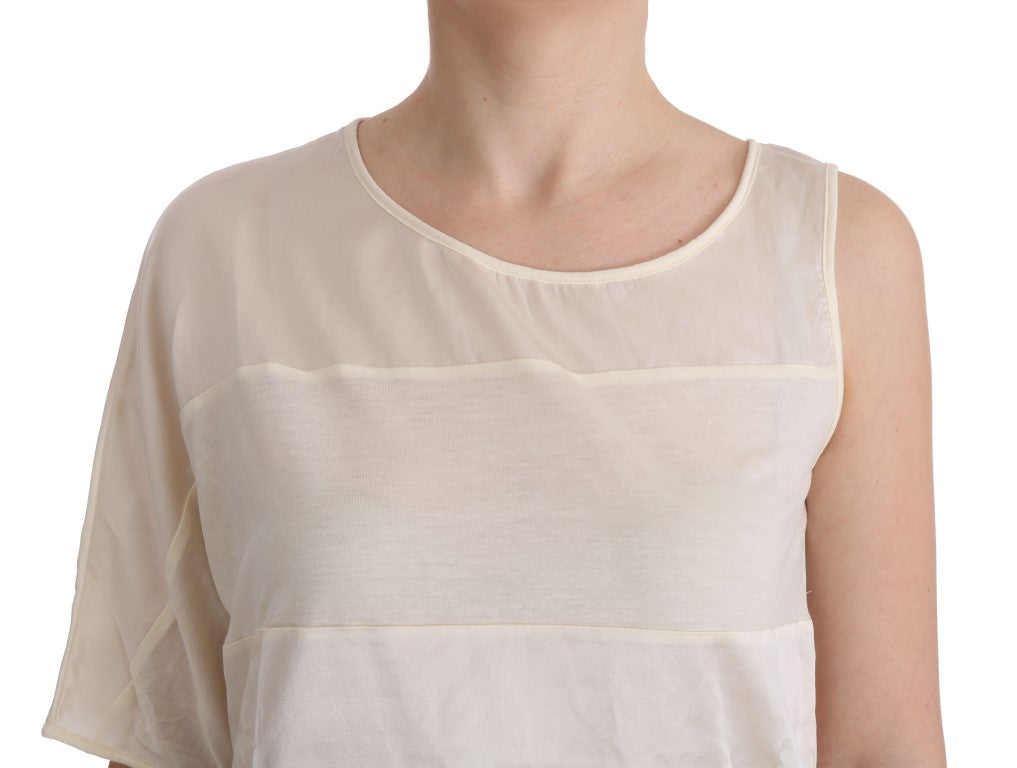 Beige Sleeveless Modal Top - Elevated Basics - ventzia