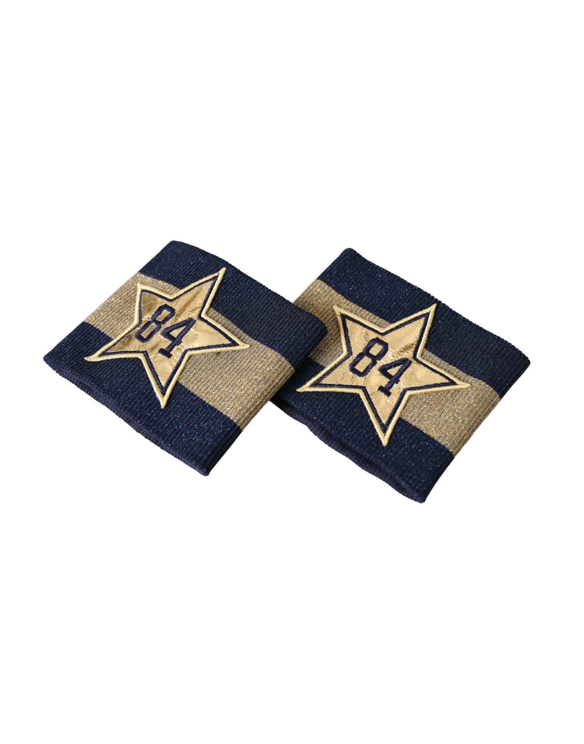 Black Gold Logo Star 84 Viscose Wristband - ventzia