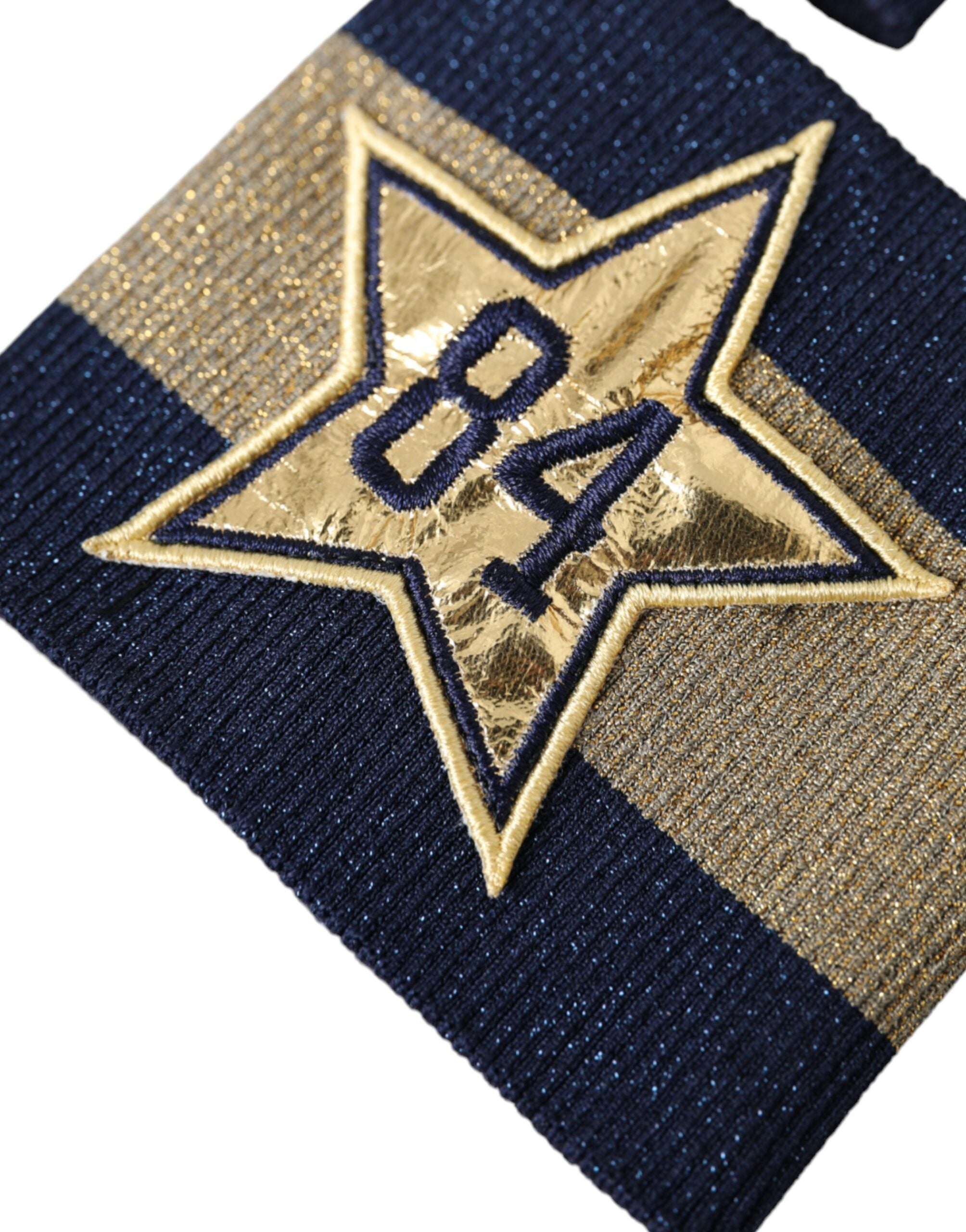 Black Gold Logo Star 84 Viscose Wristband - ventzia