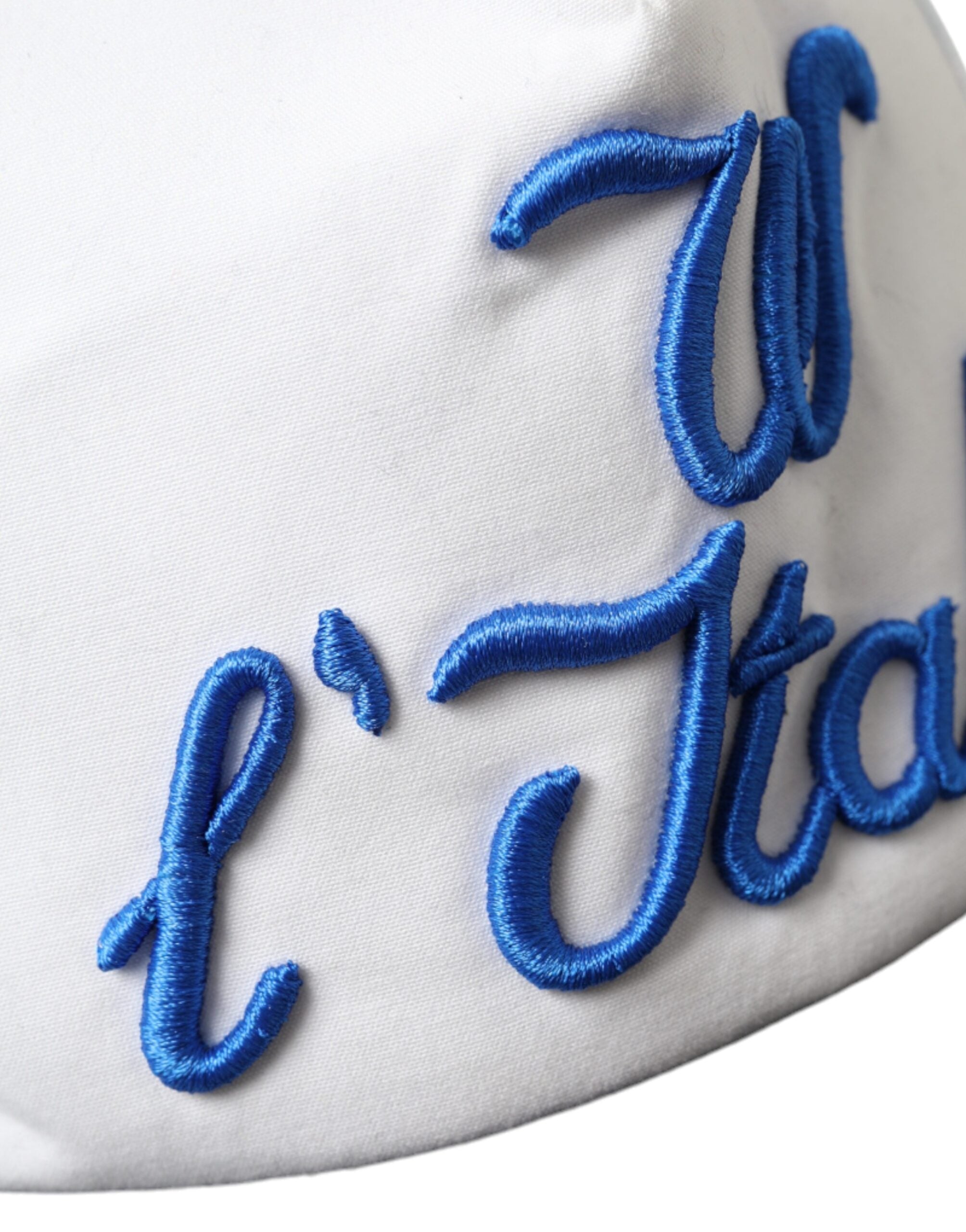 Blue White Black Italia Mesh Baseball Hat - ventzia