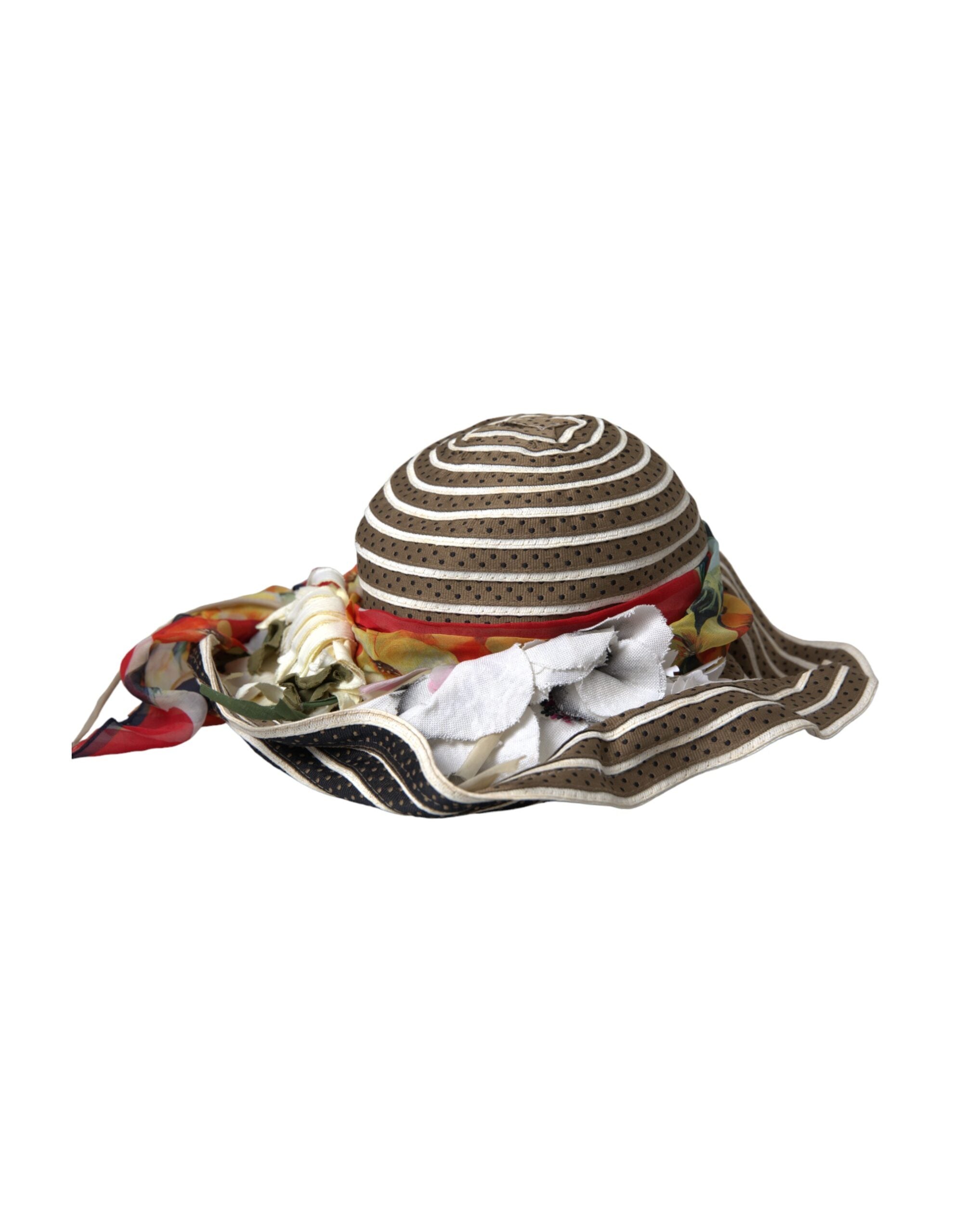 Multicolor Fantasy Wide Brim Floppy Hat - ventzia