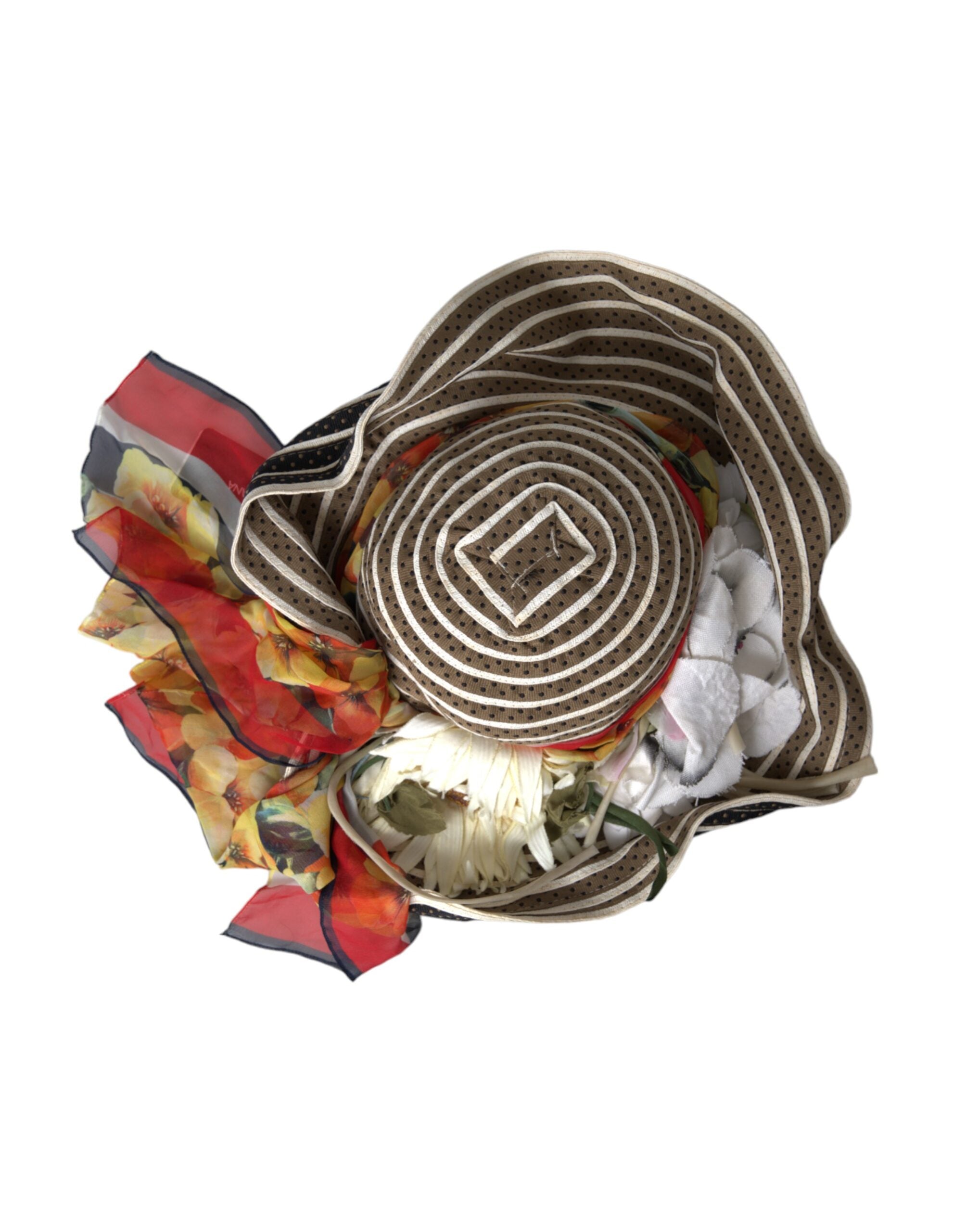 Multicolor Fantasy Wide Brim Floppy Hat - ventzia