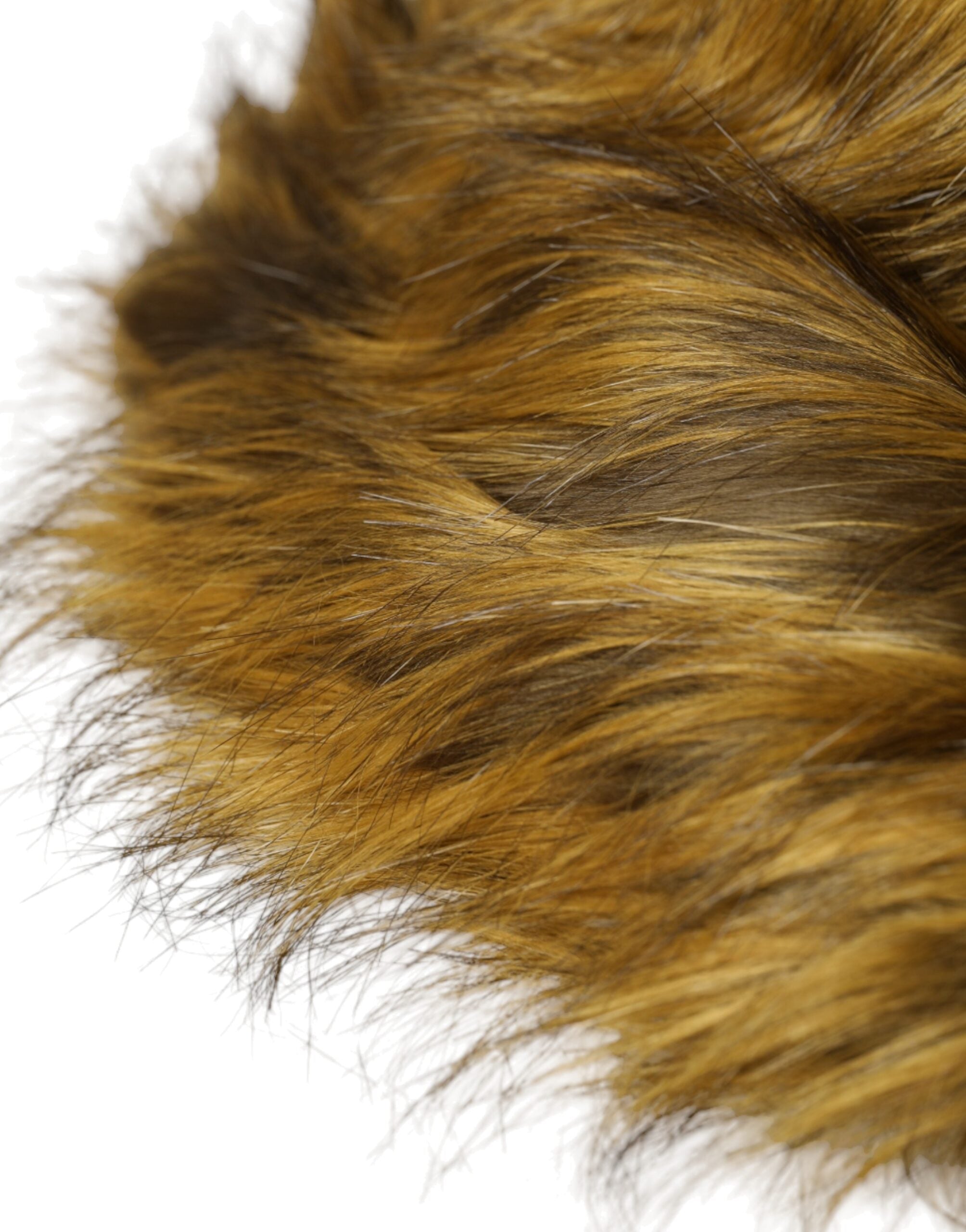 Brown Modacrylic Faux Fur Bucket Hat - ventzia