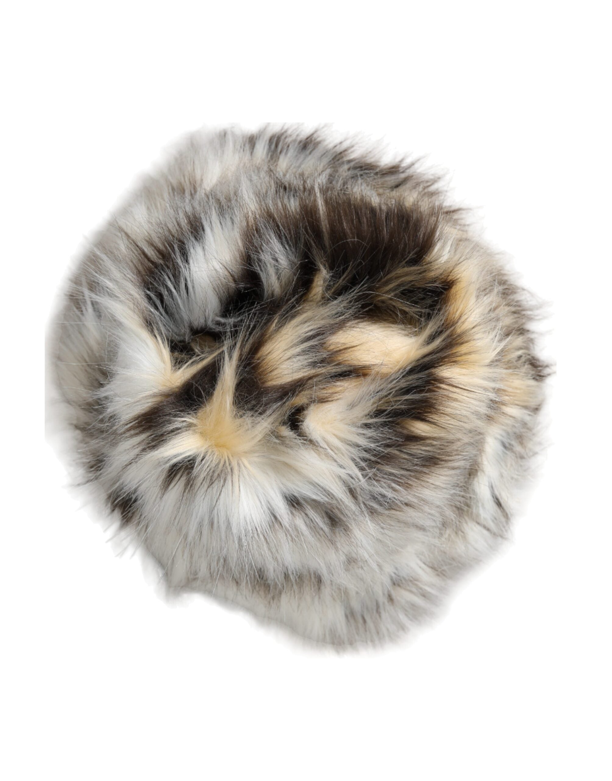 Multicolor Acrylic Fur Women Bucket Hat - ventzia