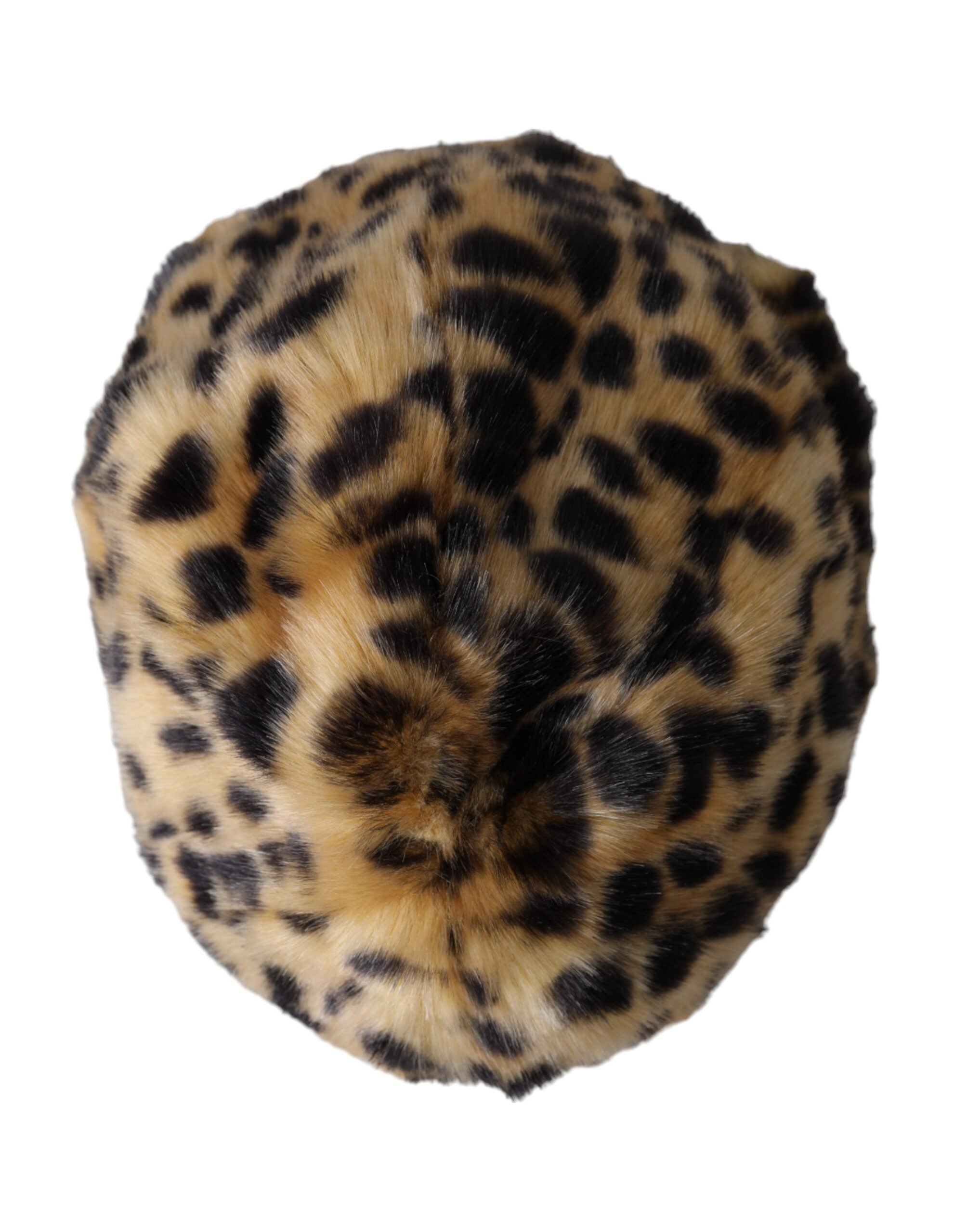 Brown Leopard Fur Women Bucket Hat - ventzia