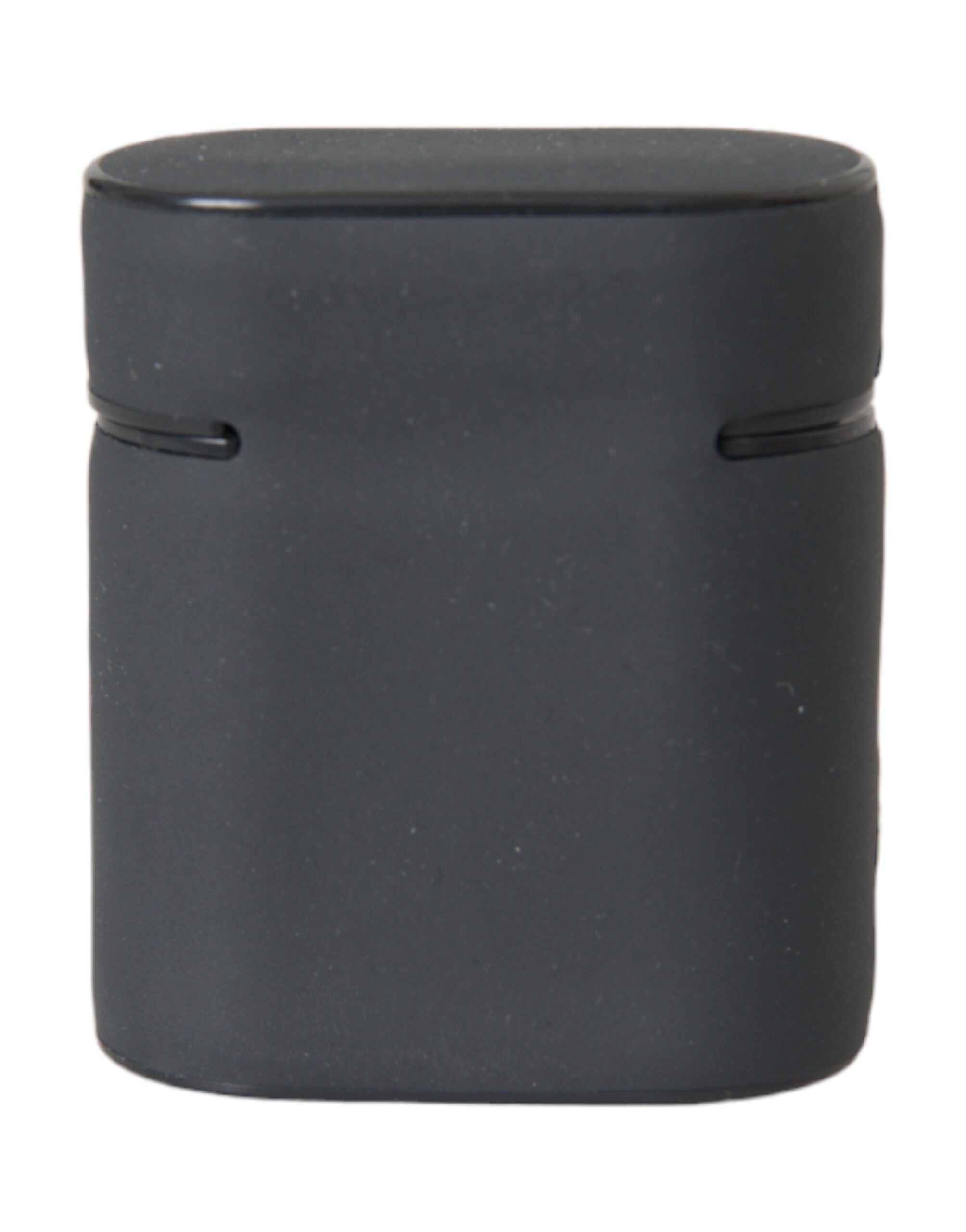 Black White Silicone Embossed Logo Airpods Case - ventzia