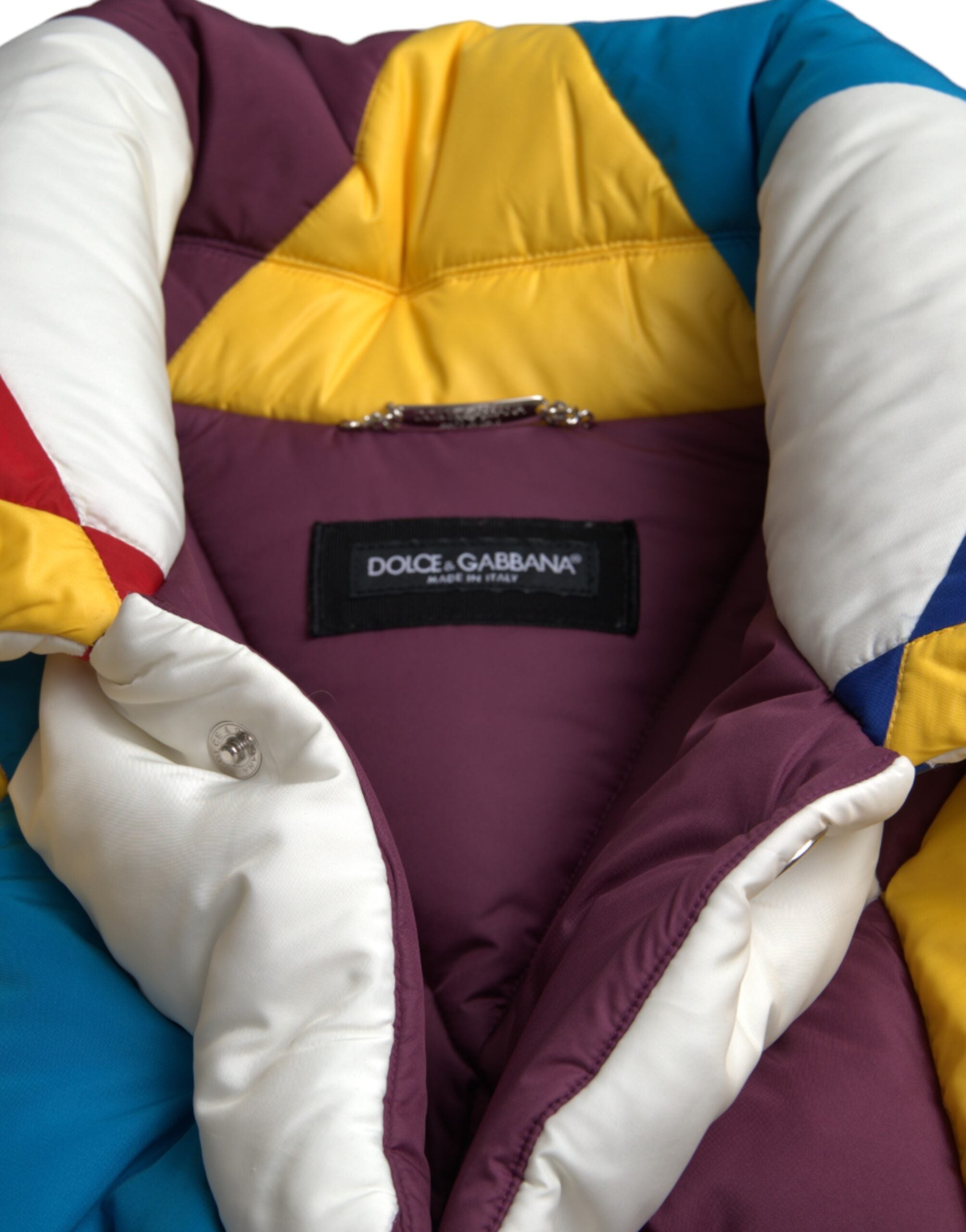 Multicolor Windbreaker Puffer Jacket Men - ventzia