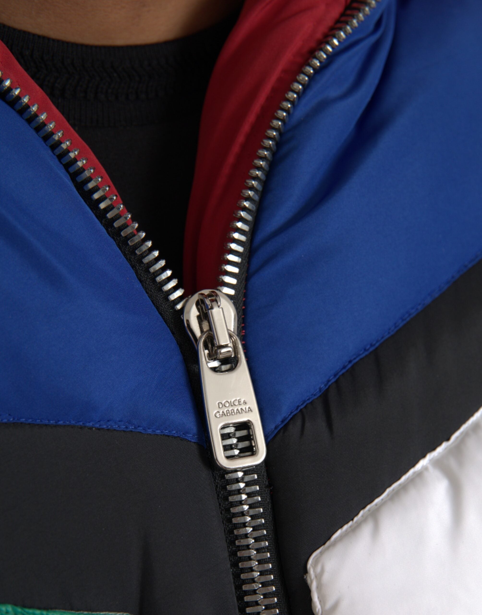 Multicolor Quilted Hooded Puffer Jacket - ventzia