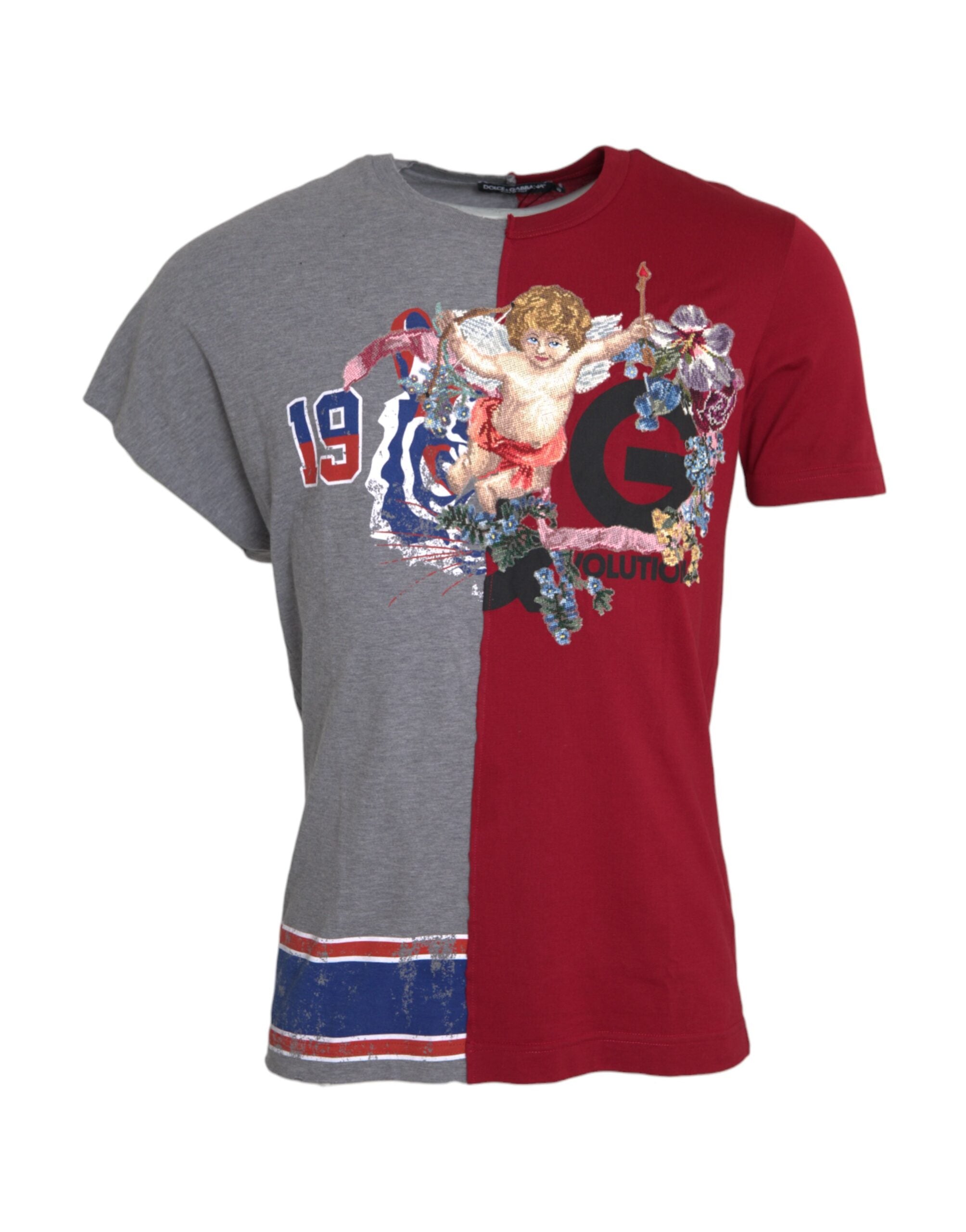 Multicolor Graphic Short Sleeve T-shirt - ventzia