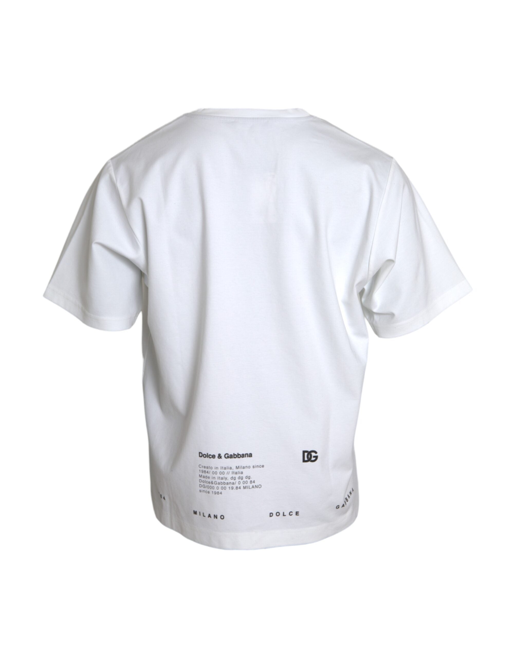 White Red Lips Print Cotton Men T-shirt - ventzia