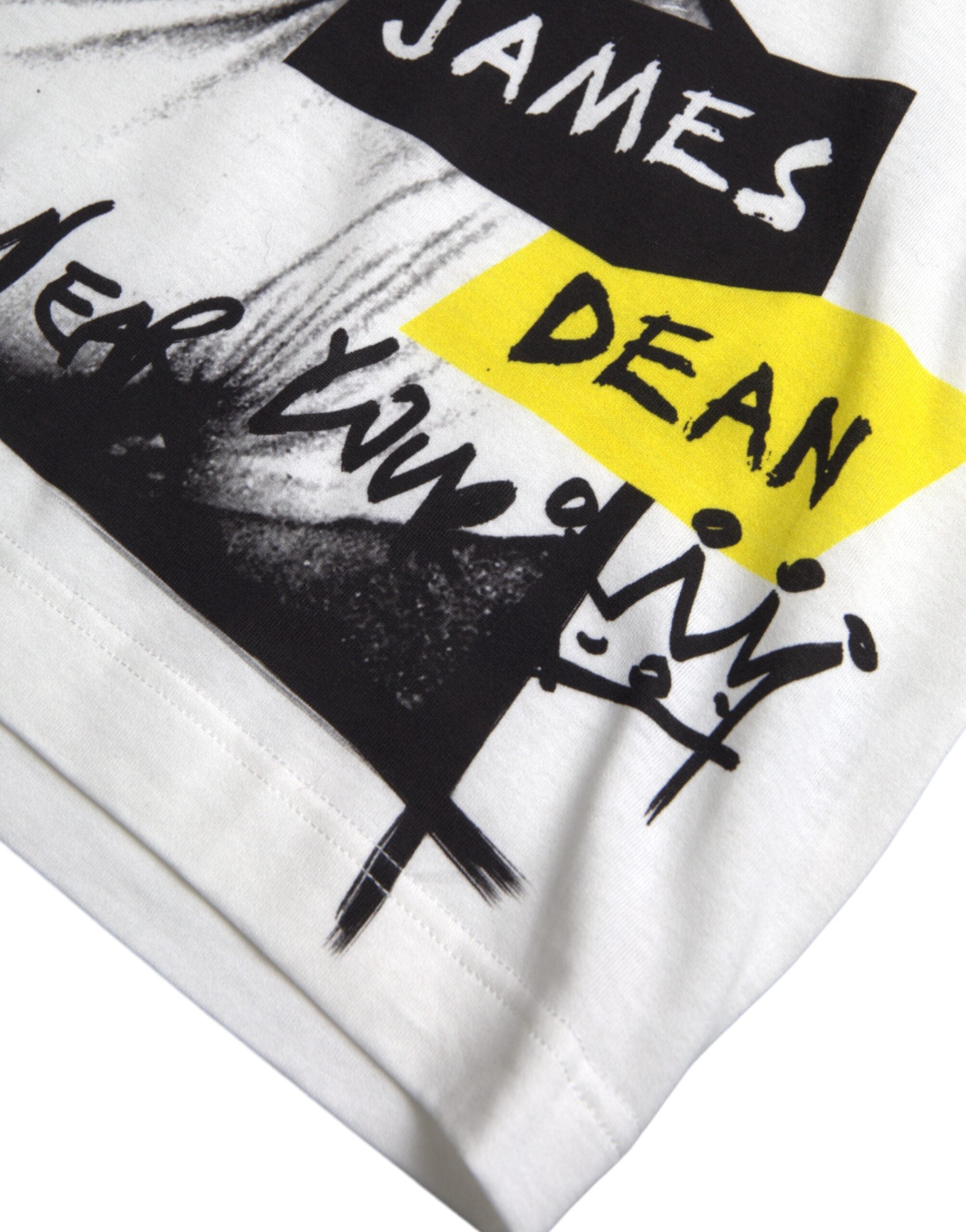 White Graphic Cotton Short Sleeves Men T-shirt - ventzia
