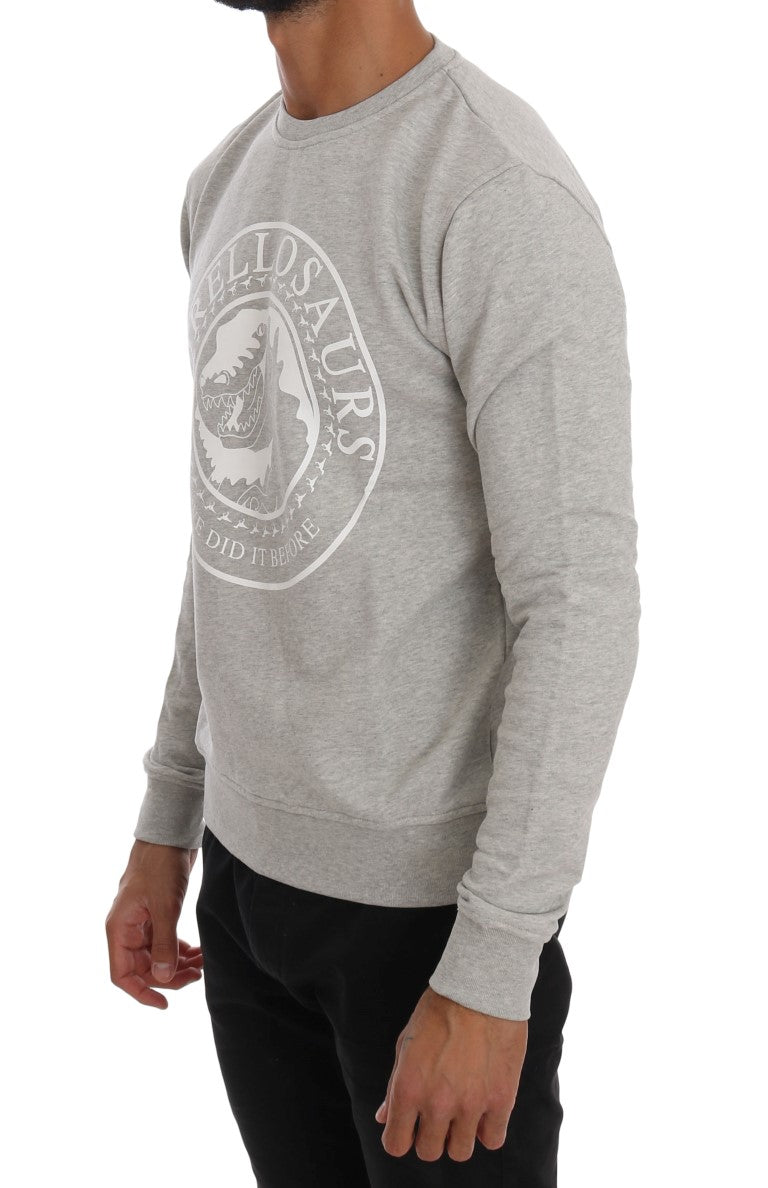 Chic Morellosaurs Crewneck Cotton Sweater - ventzia