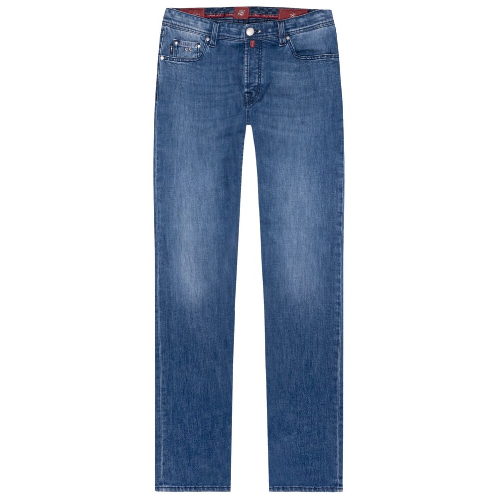 Blue Cotton Men's Jean - ventzia