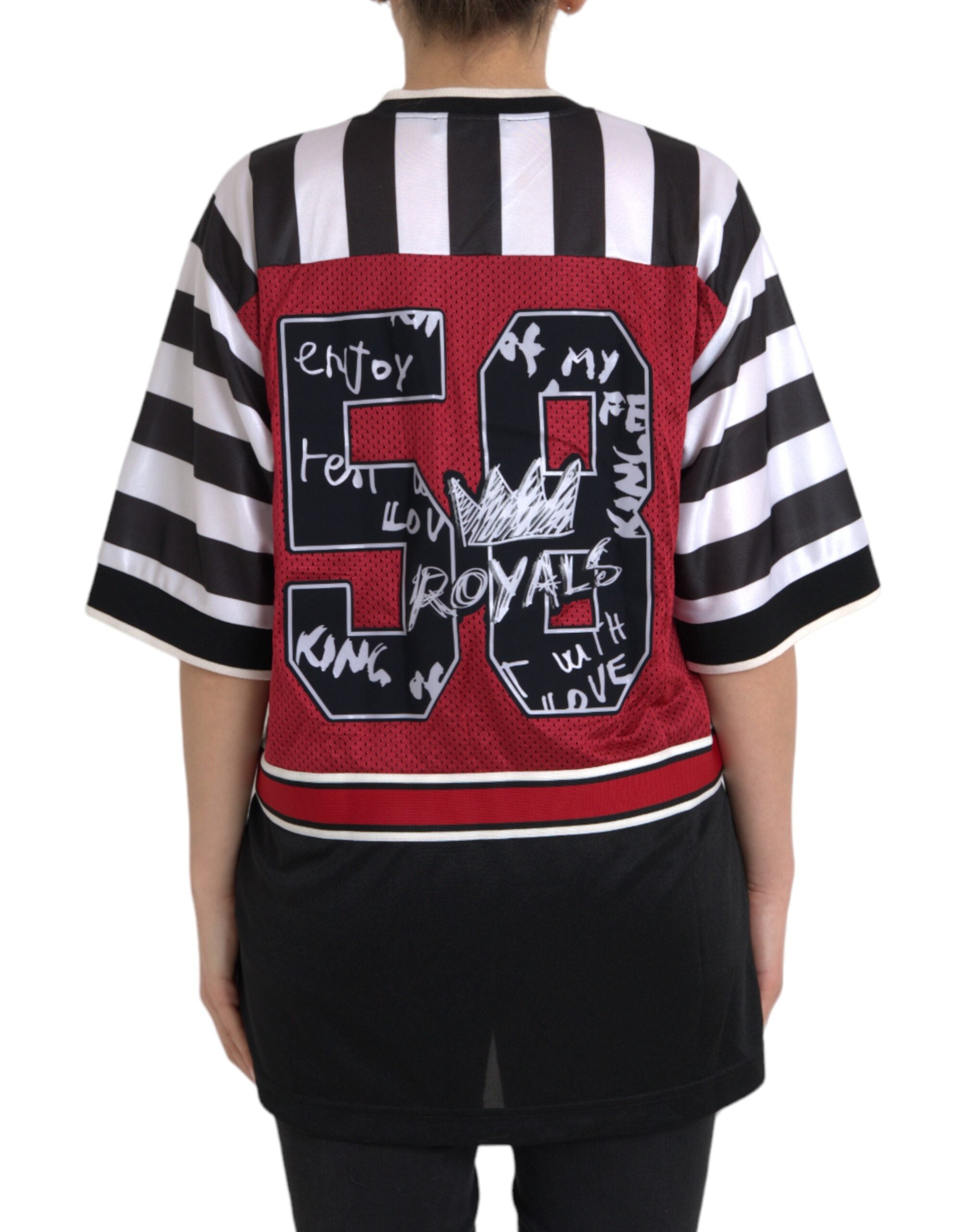 Multicolor Royals Panda Oversized T-shirt - ventzia