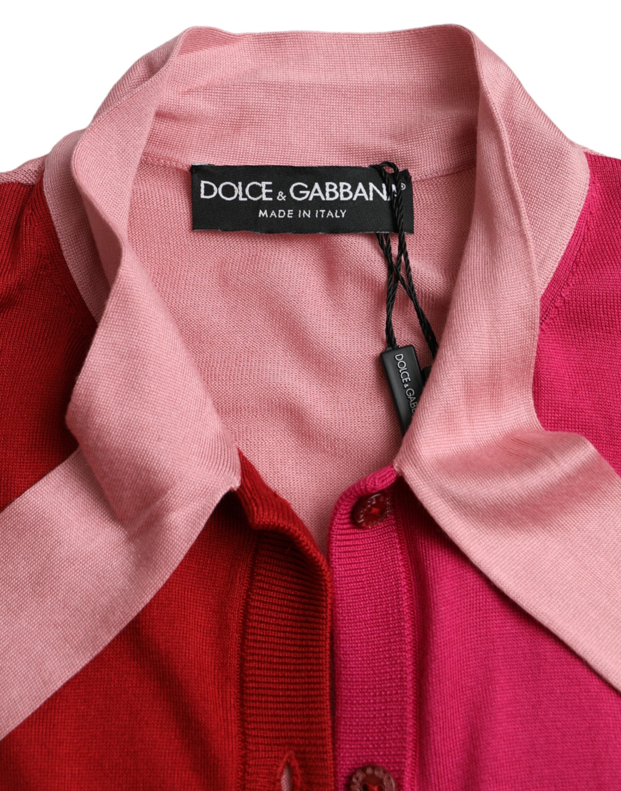 Pink Short Sleeves Pullover Ascot Collar Top - ventzia