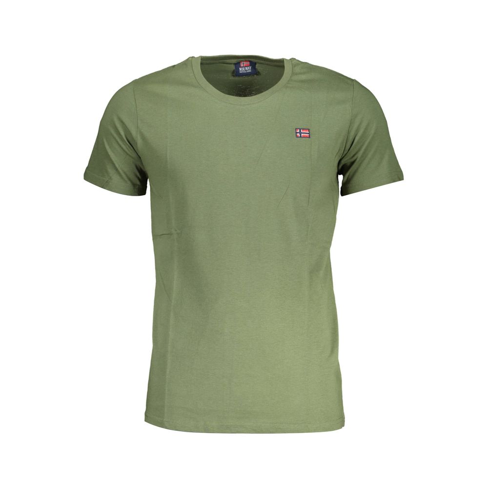 Green Cotton T-Shirt - ventzia