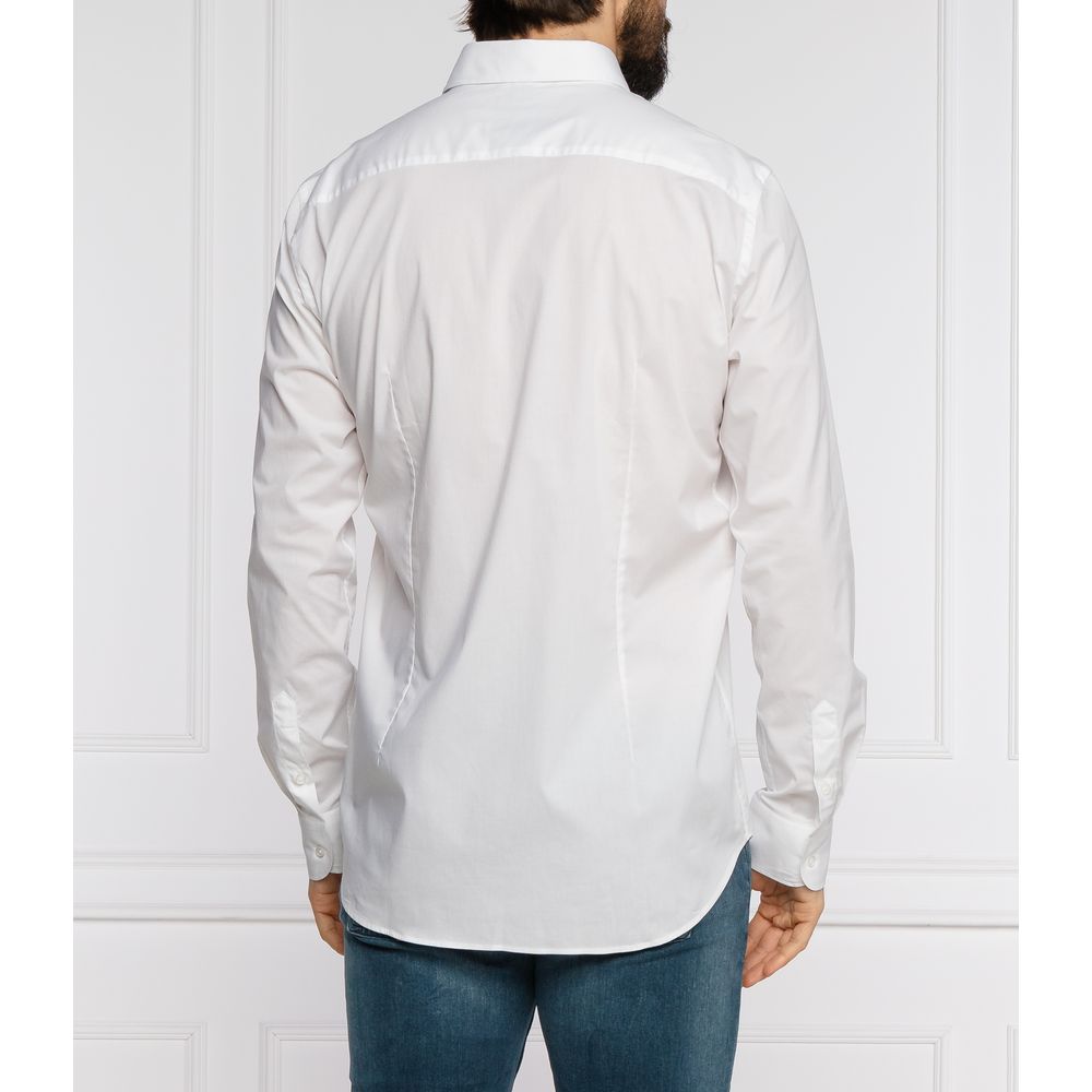 White Cotton Men's Shirt - ventzia