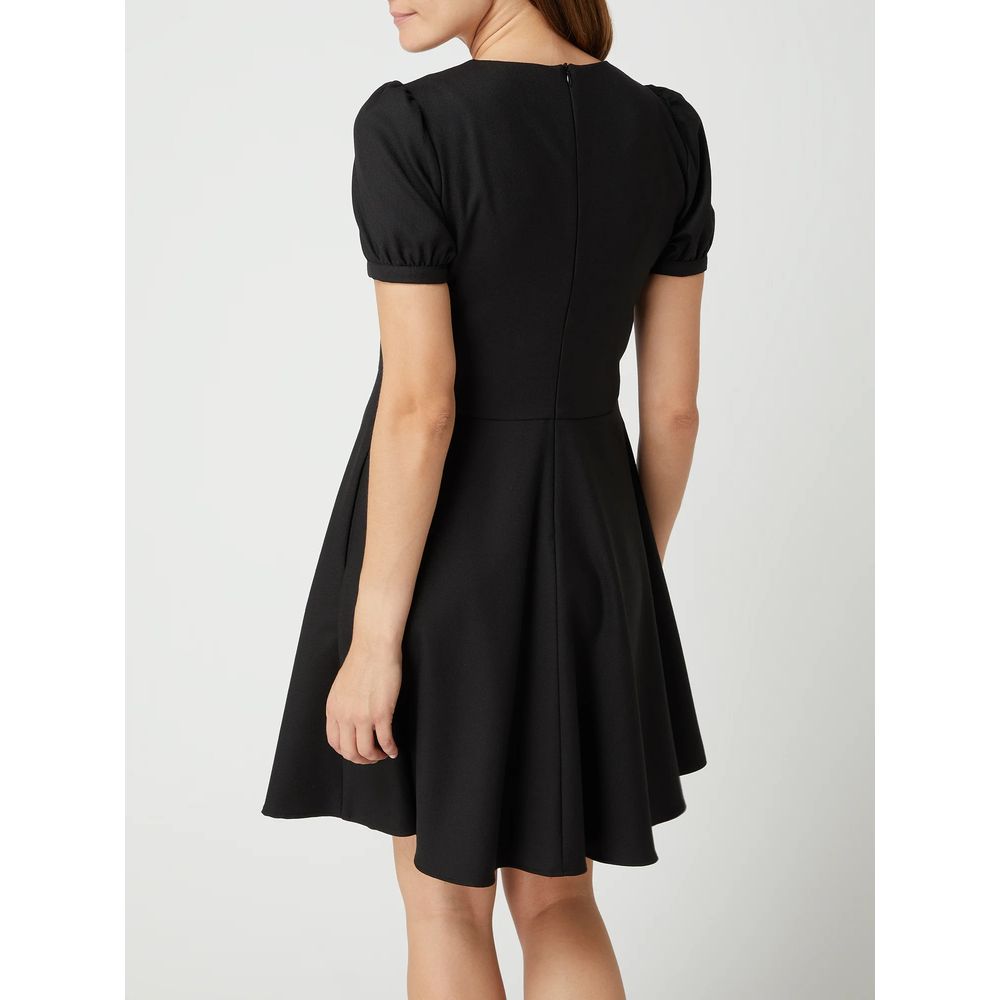 Black Polyester Women Dress - ventzia