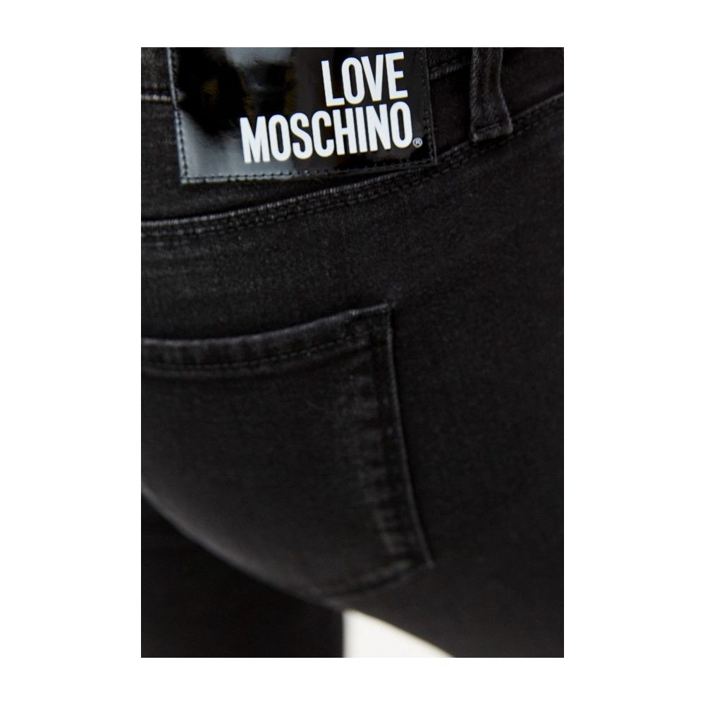 Black Cotton Women Jeans - ventzia