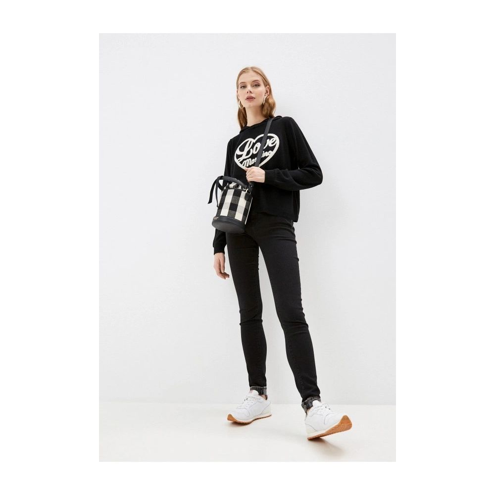 Black Cotton Women Jeans - ventzia